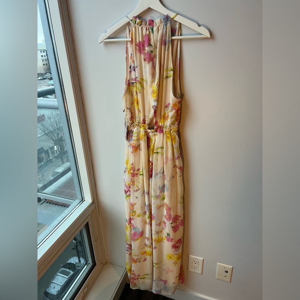 New with Tags Boutique Floral Maxi Dress Multicolour Summer Feminine Romantic💕 - Picture 3 of 6